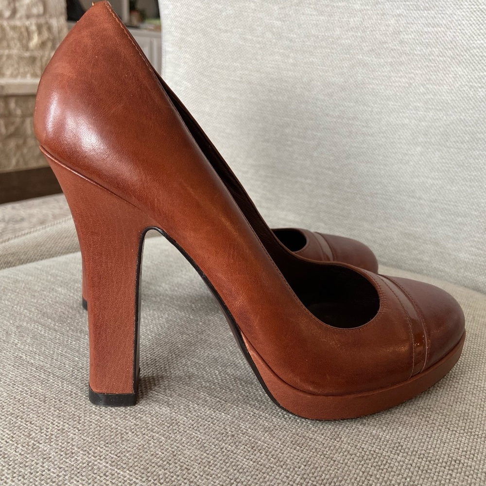 Cole Haan-Camel Colored-Size 7.5-Perfect Condition Heels